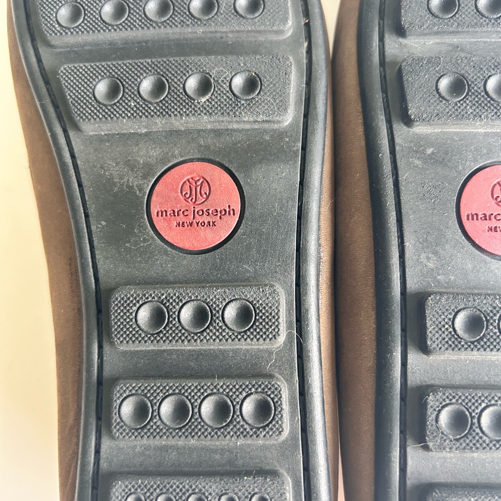 Marc Joseph Brown Suede Penny Loafers - Picture 13 of 16